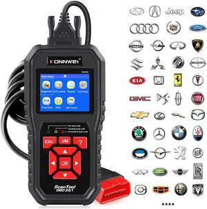 KONNWEI OBD2 Scanner Professional Car OBD II Scanner Auto Diagnostic Fault Code Reader Automotive Check Engine Light Diagnostic EOBD Scan Tool for All OBDII Protocol Cars Since 1996 (Enhanced KW850)