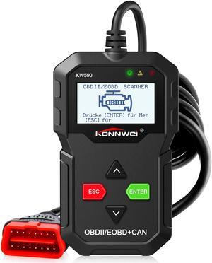 KONNWEI OBD II Code Reader KW590 OBD2 Diagnostic Scanner (black)