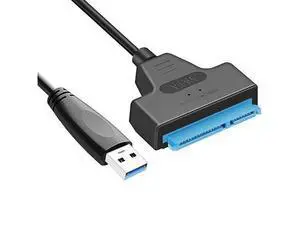 Upgraded SATA to USB Cable USB 30 SATAIII Hard Drive Adapter Cable for 25 Inch SSD HDD Support UASP 8 Inch Long Upgraded SATA to USB Cable USB 30 SATAIII Hard Drive Adapter Cable for 25 Inch SSD HDD Support UASP 8 Inch Long