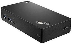 Lenovo ThinkPad USB 3.0 Pro Dock (40A70045US) 45W AC Adapter With 2 Pin Power Cord Included, Item Does Not Charge The Laptop Or Tablet When Attached