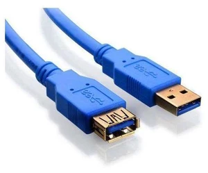 2 Pack Gold Plated Blue 6Ft 6Feet USB 3.0 A Male to Female Extension Cable Cord 2 Pack Gold Plated Blue 6Ft 6Feet USB 3.0 A Male to Female Extension Cable Cord