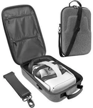 Hard Travelling Case Storage Carry Case Protective Pouch Bag Carrying Case for Oculus Quest 2 and Oculus Quest All-in-one VR Gaming Headset (Black) Hard Travelling Case Storage Carry Case Protective Pouch Bag Carrying Case for Oculus Quest 2 and Oculus Quest All-in-one VR Gaming Headset (Black)