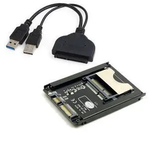 SATA 22Pin to USB 3.0 to CFast Card adapter 2.5 inch Hard Disk Case SSD HDD CFast Card Reader for PC Laptop SATA 22Pin to USB 3.0 to CFast Card adapter 2.5 inch Hard Disk Case SSD HDD CFast Card Reader for PC Laptop