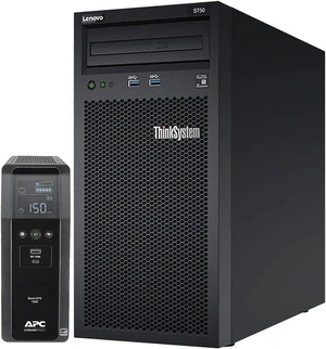 Lenovo ThinkSystem ST50 Tower Server Bundle Including APC BR1500MS 1500VA UPS, Intel Xeon 3.4GHz CPU, 64GB DDR4 2666MHz RAM, 12TB HDD Storage, JBOD RAID Lenovo ThinkSystem ST50 Tower Server Bundle Including APC BR1500MS 1500VA UPS, Intel Xeon 3.4GHz CPU, 64GB DDR4 2666MHz RAM, 12TB HDD Storage, JBOD RAID