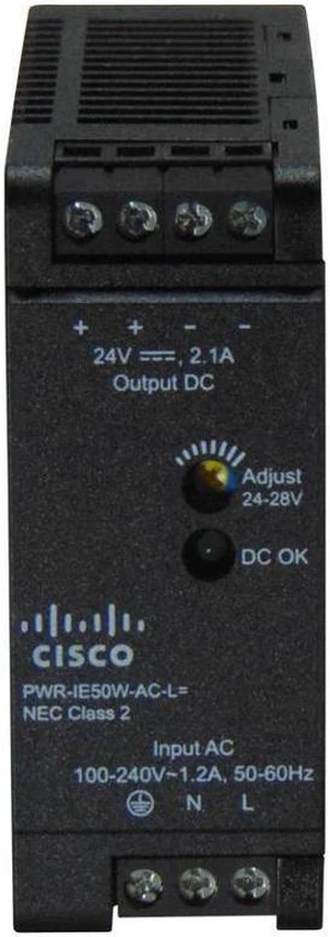 Power supply - 50 Watt - IE Switch Power (PWR-IE50W-AC-L) Power supply - 50 Watt - IE Switch Power (PWR-IE50W-AC-L)