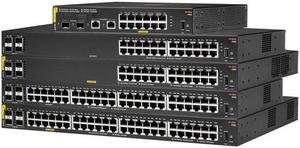 Aruba 6100 48G Class4 PoE 4SFP+ 370W Switch - 48 Ports - Manageable - 3 Layer Supported - Modular - 370 W PoE Budget - Twisted Pair, Optical Fiber - PoE Ports - 1U High - Rack-mountable, Wall Mountabl