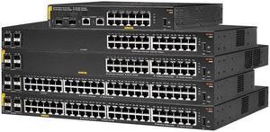 Aruba 6100 24G Class4 PoE 4SFP+ 370W Switch - 24 Ports - Manageable - 3 Layer Supported - Modular - 370 W PoE Budget - Twisted Pair, Optical Fiber - PoE Ports - 1U High - Rack-mountable, Wall Mountabl