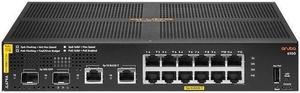 Aruba 6100 Ethernet Switch - 12 Ports - Manageable - 2 Layer Supported - Modular - 139 W PoE Budget - Optical Fiber, Twisted Pair - PoE Ports - 1U High