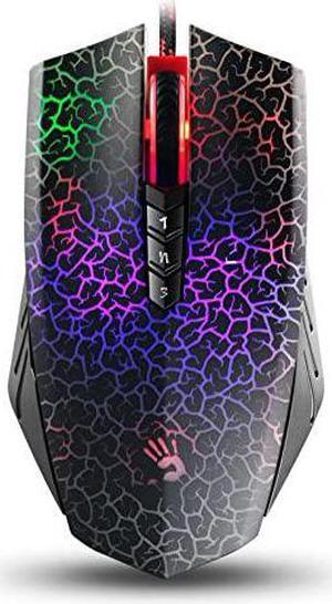Bloody Optical Gaming Mouse with Light Strike (LK) Switch & Scroll - Fully Programmable and Advance Macros (A70)
