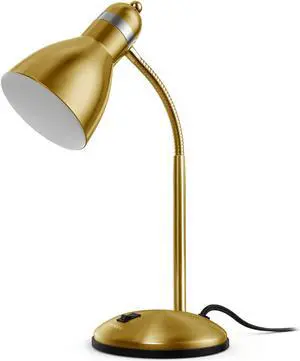 LEPOWER Metal Desk Lamp, Adjustable Goose Neck Table Lamp, Eye-Caring Study Desk Lamps for Bedroom, Study Room and Office (Gold) LEPOWER Metal Desk Lamp, Adjustable Goose Neck Table Lamp, Eye-Caring Study Desk Lamps for Bedroom, Study Room and Office (Gold)