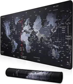XXL Professional Large Mouse Pad & Computer Game Mouse Mat (35.4x15.7x0.1IN Map) (90 * 40 Map)