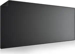 Large Mouse Pad 36x17 in Gaming Mouse Mat Waterproof and Non-Slip Desktop Pad for Computer Keyboard Black XL
