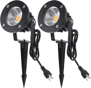 Led Landscape Light High Power 18W ,120V AC ,Warm White Waterproof Landscape Spotlights for Yard,Patio,Lawn, Wall, Flood,Driveway (2 Packs) Led Landscape Light High Power 18W ,120V AC ,Warm White Waterproof Landscape Spotlights for Yard,Patio,Lawn, Wall, Flood,Driveway (2 Packs)