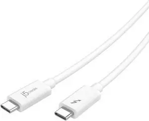 USB C Cable - 3.3ft Passive USB Type C Charger | Heavy Duty USB C Charging Cable | Thunderbolt 3 Compatible | Up to 20 Gbps Data Transfer Speed, 4K @ 60HZ, 100W Power - White (JTCX02) USB C Cable - 3.3ft Passive USB Type C Charger | Heavy Duty USB C Charging Cable | Thunderbolt 3 Compatible | Up to 20 Gbps Data Transfer Speed, 4K @ 60HZ, 100W Power - White (JTCX02)