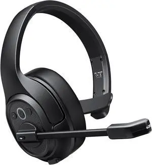Truck Driver Bluetooth Headset with Microphone Environmental Noise Cancelling Wireless Headphone 99ft Long Wireless Range Up to 30 Hours of Talk Time Ultra-Large Soft Earmuff Trucker Headset