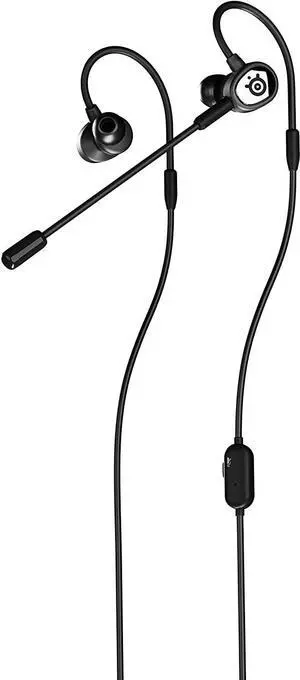 Tusq in-Ear Mobile Gaming Headset C Dual Microphone with Detachable Boom Mic C Ergonomic Suspension Design Earphones C for Mobile
