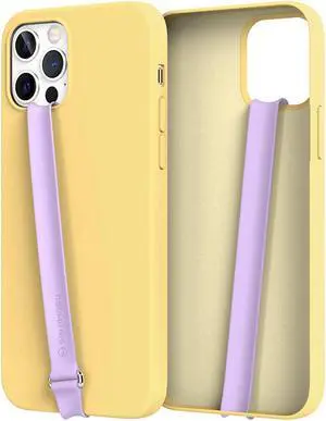 Stretching Silicone Phone Strap as Cell Phone Grip Holder Reusable Slim Cell Phone Holder for Hand with Clip for Galaxy & iPhone Case. Sinji Finger Strap Clip (Lavender 230)