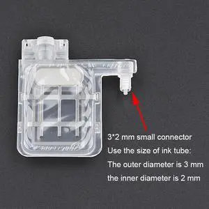 10PCS Transparent DX5 ink damper forepson-XP600 TX800 DX4 DX5 printhead for Mutoh Galaxy Allwin Xuli printer ink dumper filter(3x2mm)