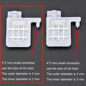 50PCS DX4 DX5 Big Ink Damper Forepson-DX5 DX7 XP600 TX800 4720 I3200 Mutoh For Galaxy Xuli printer ink dumper filter(3x2mm)