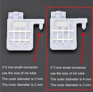50PCS DX4 DX5 Big Ink Damper Forepson-DX5 DX7 XP600 TX800 4720 I3200 Mutoh For Galaxy Xuli printer ink dumper filter(4x3mm)