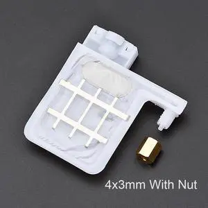 50PCS DX4 DX5 Big Ink Damper Forepson-DX5 DX7 XP600 TX800 4720 I3200 Mutoh For Galaxy Xuli printer ink dumper filter(4x3mm With Nut)