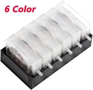 Printer CISS DIY Damper Single Pass One Way Valve Ink Damper Ink Control Valves(6 Color)
