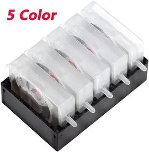Printer CISS DIY Damper Single Pass One Way Valve Ink Damper Ink Control Valves(5 Color)