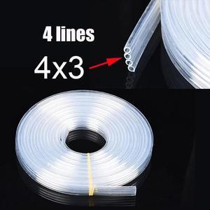 5 Meter Universal CISS Ink Tube DIY Kit Tank Line Forepson-Canonhp-Brother Printer Pipeline (4x3mm 4 lines)