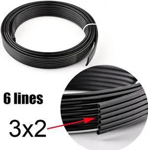 10 Meter UV ink tube 6 lines ways forepson-DX4 DX5 DX7 head pipe/Mimaki Mutoh Xuli Galaxy printer ink hose UV(3x2mm UV 6 lines)