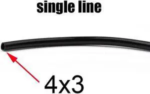 10 Meter UV ink tube single lines ways forepson-DX4 DX5 DX7 head pipe/Mimaki Mutoh Xuli Galaxy printer ink hose UV(4x3 UV single line)