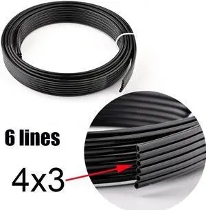 10 Meter UV ink tube 6 lines ways forepson-DX4 DX5 DX7 head pipe/Mimaki Mutoh Xuli Galaxy printer ink hose UV(4x3mm UV 6 lines)
