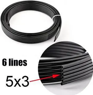 10 Meter UV ink tube 6 lines ways forepson-DX4 DX5 DX7 head pipe/Mimaki Mutoh Xuli Galaxy printer ink hose UV(5x3mm UV 6 lines)