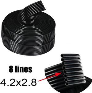 1Meter Universal CISS UV ink tube 8line ways forepson-printhead pipe/Mimaki Mutoh Xuli Galaxy printer ink hose UV(4.2x2.8mm UV 8 lines)