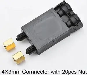 20PC DX7 UV ink damper forepson-dx7 printhead dumper Wit color Ultra 9100 9200 Xuli Taimes Titanjet skycolor Aifa ink dumper(4x3mm with Nut)