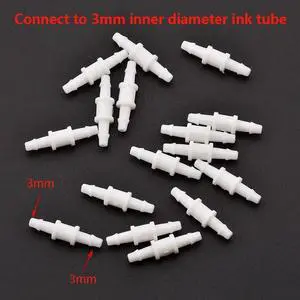 20pcs Eco solvent Y Shape Ink Tube UV Connector for Large format Y Ink Tube white Connector printer machine(A)