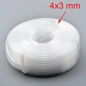 5Meter UV ink tube 6 lines ways forepson-DX4 DX5 DX7 head pipe Formimaki-Mutoh Xuli Galaxy printer ink hose UV(Clear 4x3 mm)