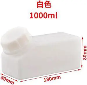 1PC Corrosion resistant White Eco solvent ink box ink tank 1000ml for eco solvent printer(White)