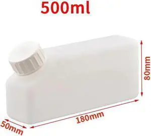 1 PC different Volume Corrosion resistant White UV Eco solven empty ink box ink tank ink kettle for eco solvent and UV printer(500ML White)