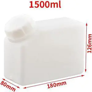 1 PC different Volume Corrosion resistant White UV Eco solven empty ink box ink tank ink kettle for eco solvent and UV printer(1500ML White)