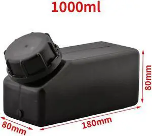 1 PC different Volume Corrosion resistant White UV Eco solven empty ink box ink tank ink kettle for eco solvent and UV printer(1000ML Black)