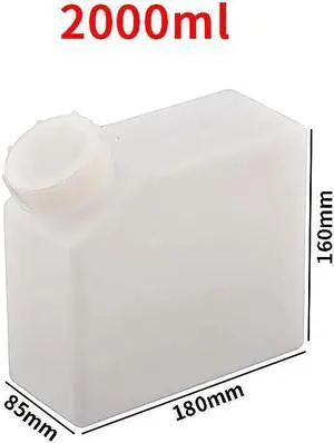 1 PC different Volume Corrosion resistant White UV Eco solven empty ink box ink tank ink kettle for eco solvent and UV printer(2000ML White)