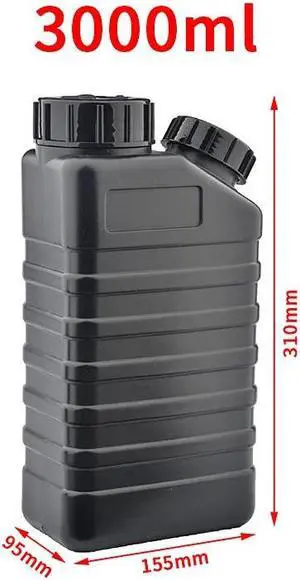 1 PC different Volume Corrosion resistant White UV Eco solven empty ink box ink tank ink kettle for eco solvent and UV printer(3000ML Black)