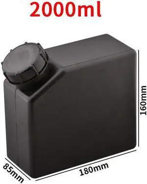 1 PC different Volume Corrosion resistant White UV Eco solven empty ink box ink tank ink kettle for eco solvent and UV printer(2000ML Black)
