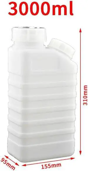 1 PC different Volume Corrosion resistant White UV Eco solven empty ink box ink tank ink kettle for eco solvent and UV printer(3000ML White)