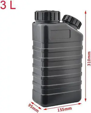 1PC Corrosion resistant White UV Eco solven ink box ink tank ink kettle for eco solvent and UV printer(3000 ML Black)