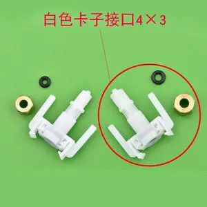 10PCS  ink damper dumper connector Copper Screw adapter formimaki-JV33 cjv30 jv5 xp600 tx800 for galaxy eco solvent printer(4x3mm)
