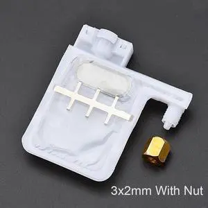 50PCS DX5 Big Ink Damper Forepson-XP600 TX800 DX5 DX7 4720 I3200 Mutoh For Galaxy Xuli printer ink dumper filter(Damper and Nut 3x2mm)
