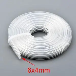 4Meter 4 lines Forepson-dx4 dx5 dx7 printhead ink tube pipe formimaki-jv33 for Human Flora inkjet printer 6*4mm 4 lines hose(Clear 6x4 mm)