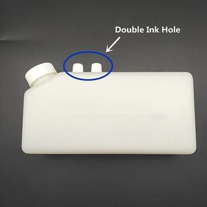 1PC ink cartridge 1200ml For Ink System for Allwin Xuli Human Eco solvent UV printer ink tank sub tank(Double Ink hole)