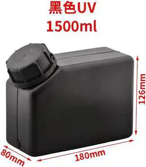 1PC Eco solvent UV ink box ink tank 1500ml forepson-For Roland and all kind of printer plotter(Black)